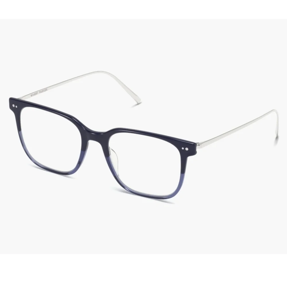 Warby Parker Caleb M 2124 Sunglasses- Midnight Fade Silver